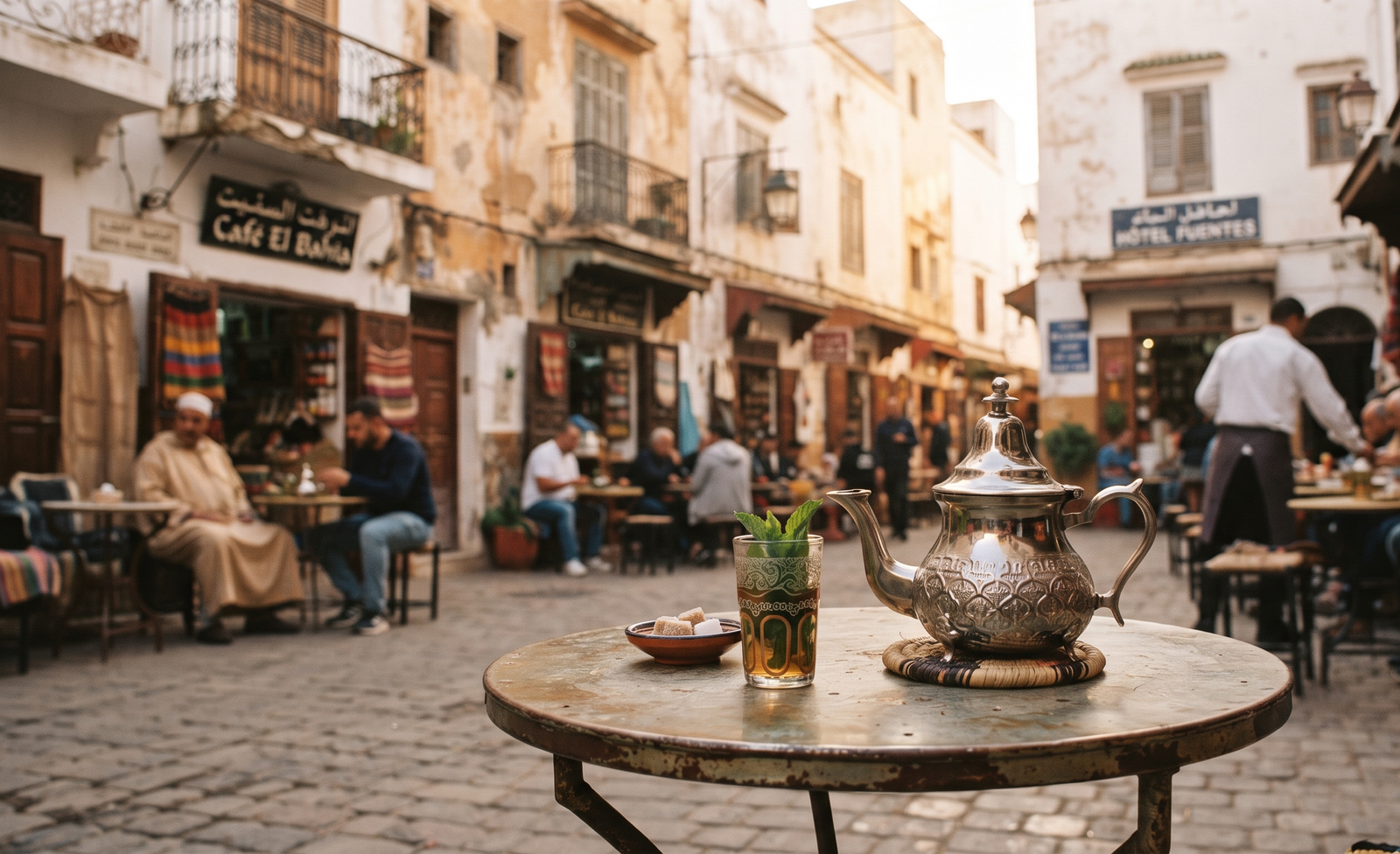 Traditional Moroccan cafe