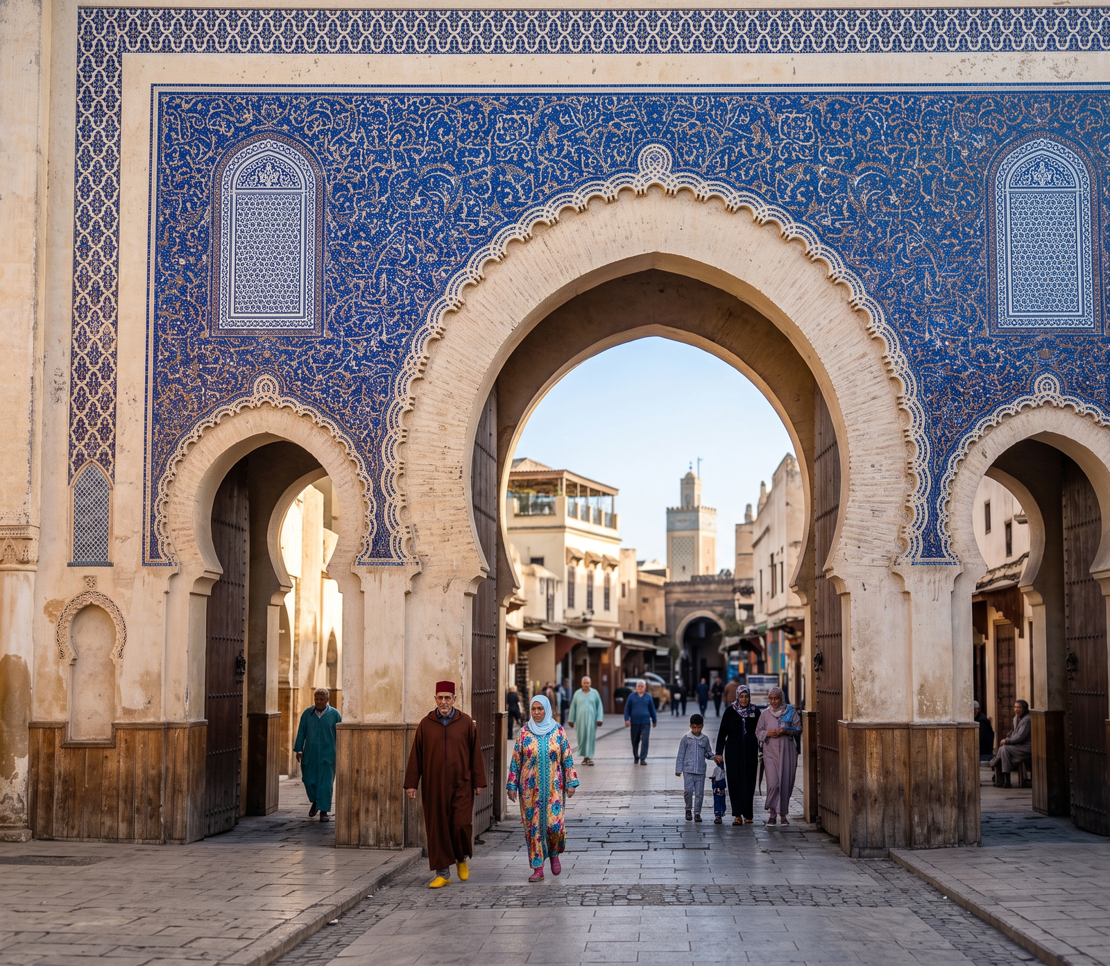 Best places to visit in Fez Bab Boujloud Blue Gate