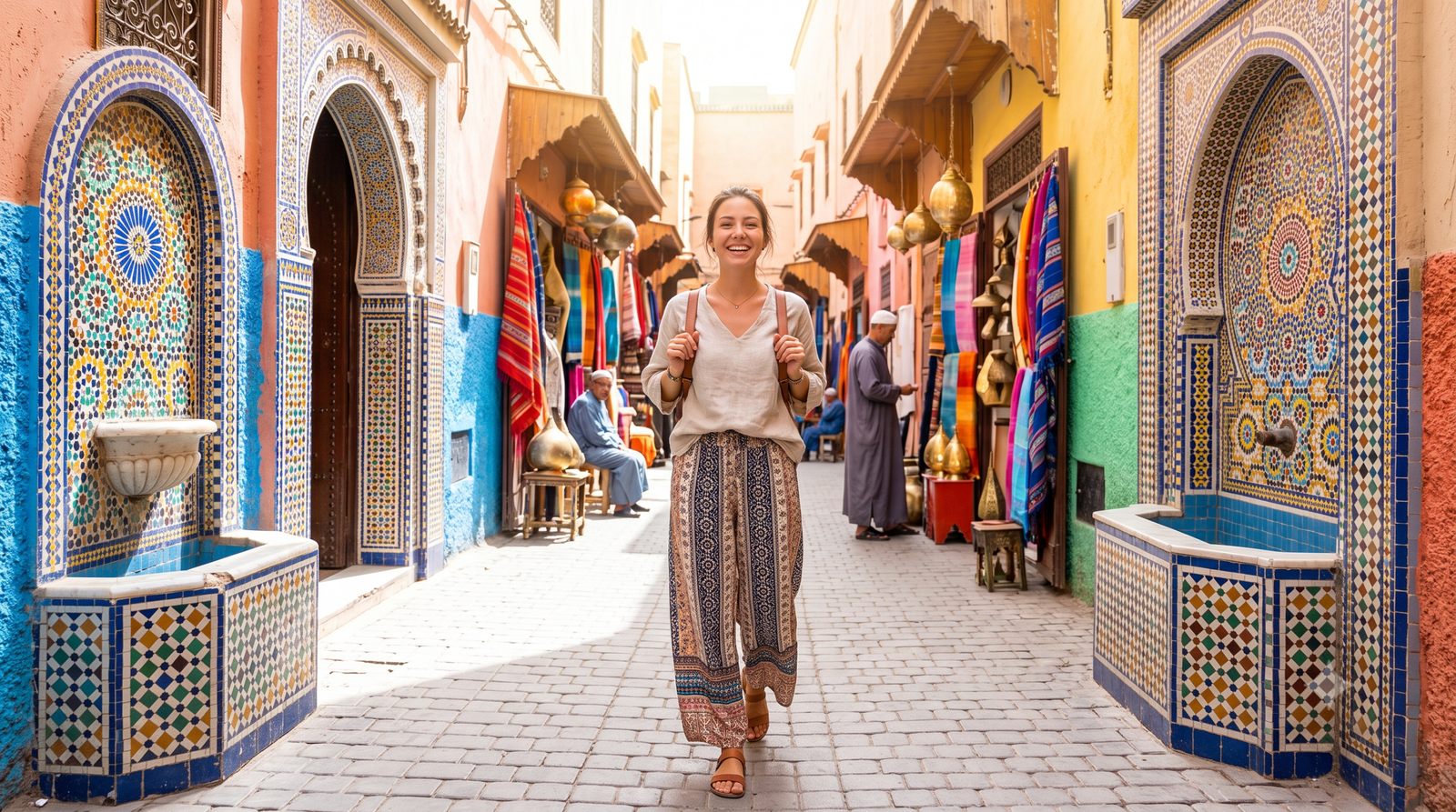 Viaje seguro en Marruecos para mujeres viajeras solas