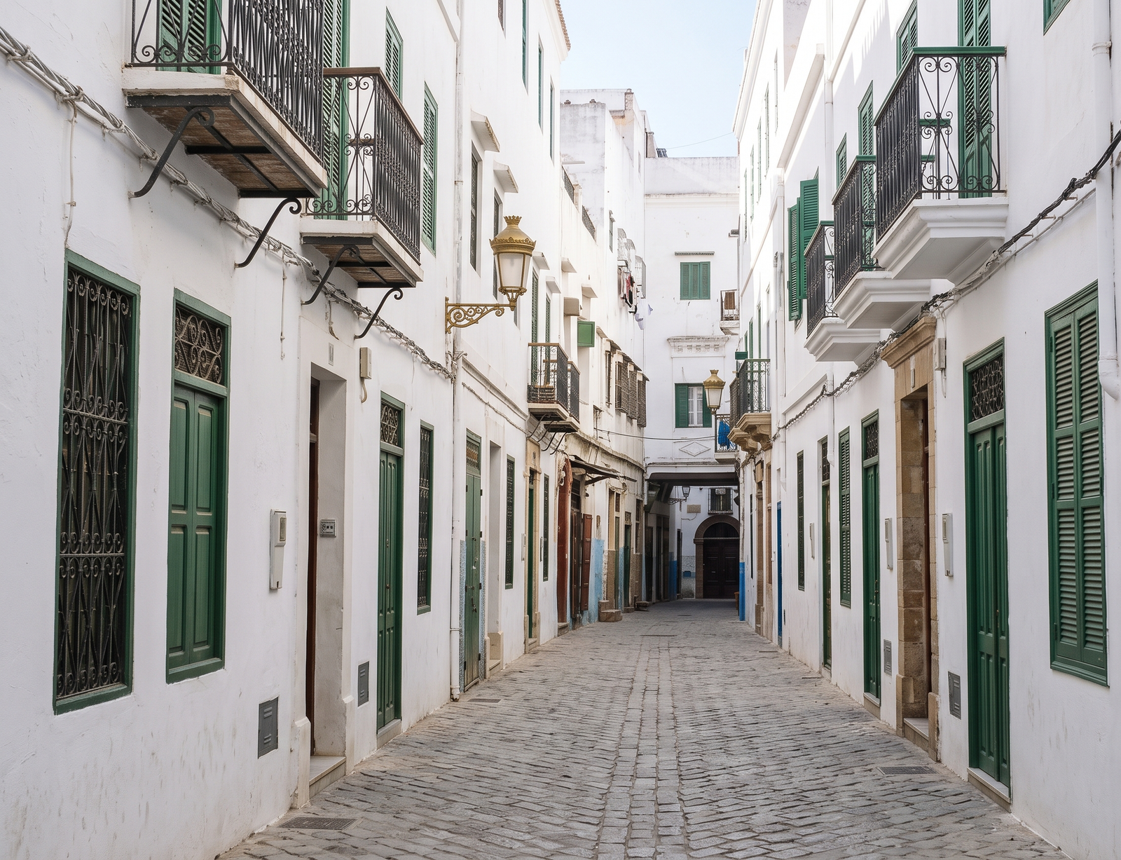 Barrio judío El Mellah en el casco antiguo de Tetuán