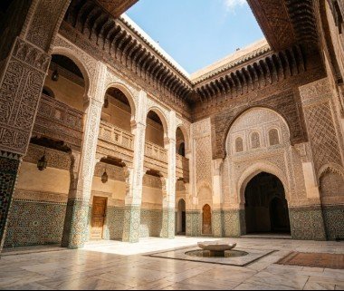 Fez Medina Tour Architecture Madrasa Bou Inania