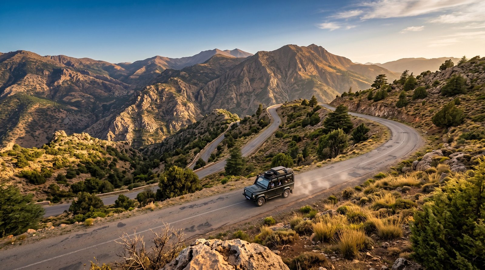 Atlas Mountains road to Merzouga from Tangier