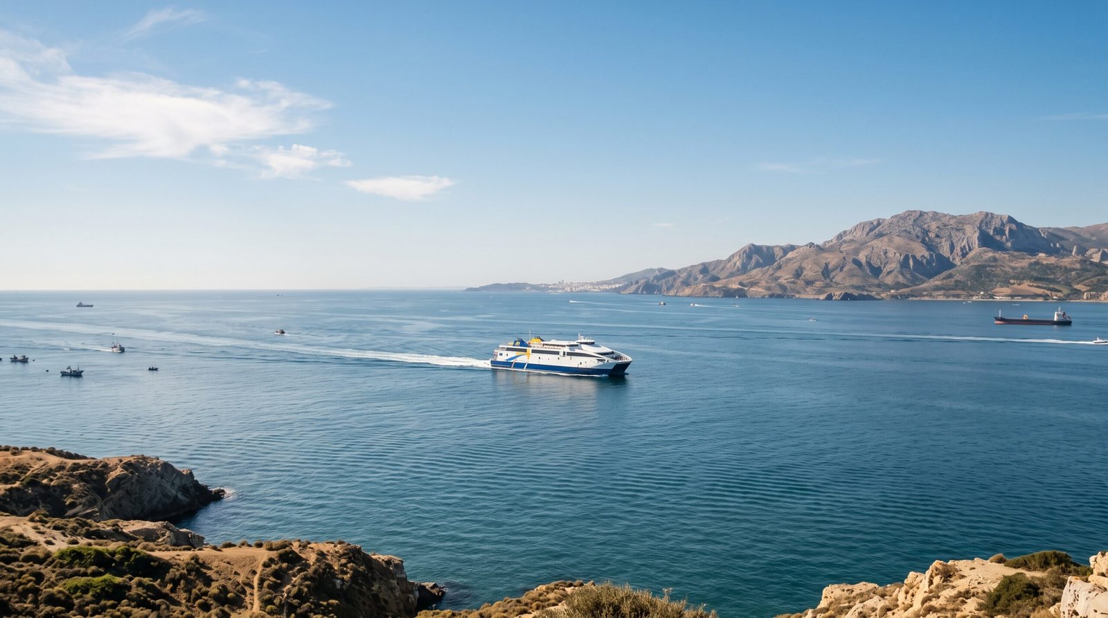 Tarifa to Tangier ferry crossing